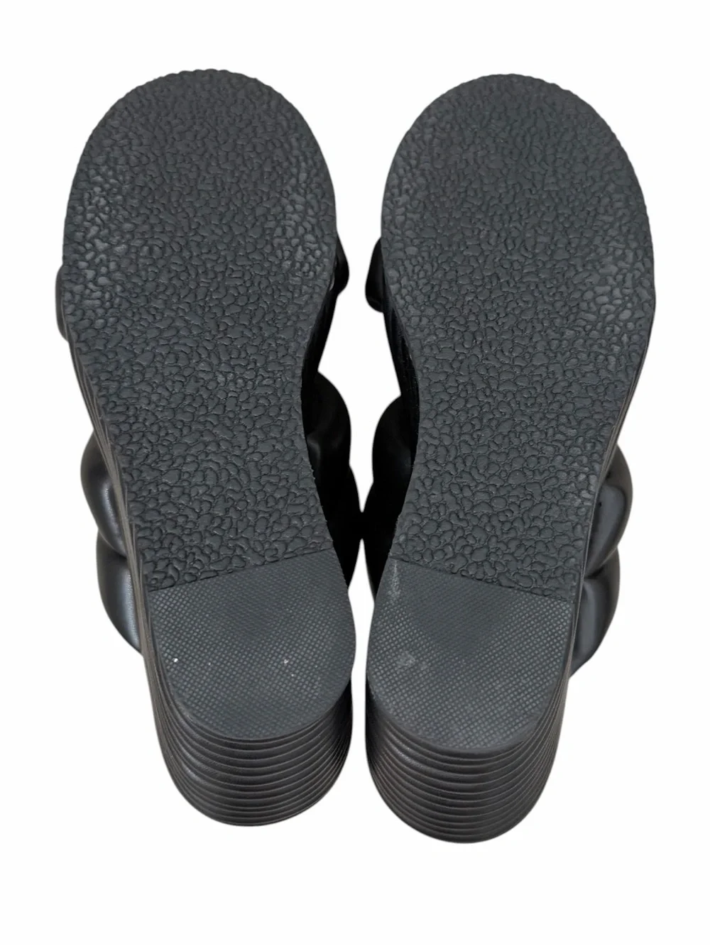 ROAM Strata Puffy Vegan Leather Platform Wedge Sandals Size 39 US 9 NEW